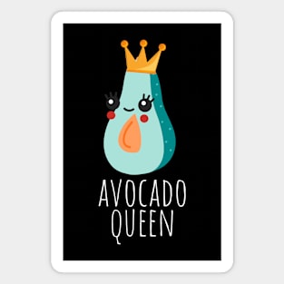 Avocado Queen Cute Magnet